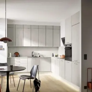 Burger L-Kueche Beton modern