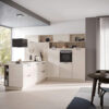 Haecker moderne Kueche mit Tresen Creme