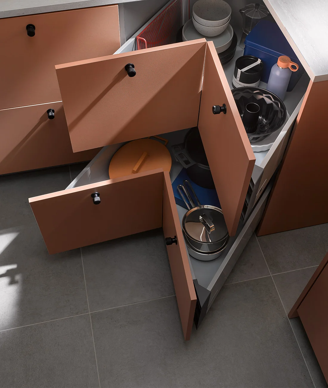 Burger Kuechenmoebel eckschrank