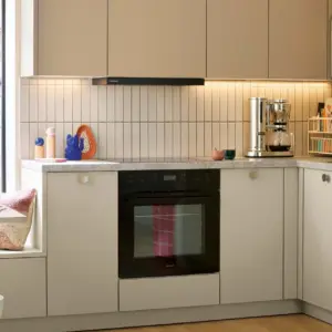 schüller moderne l-küche caramel matt